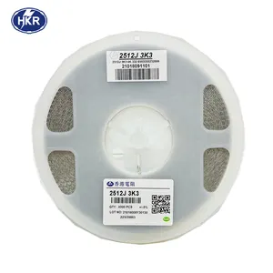 Tip41c China fábrica SMD resistores 2512 3K3 ohm +-1% 1W HKR chip resistores fabricante preço barato tamanho 0402 0603 0805 2512