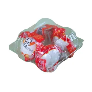 מגשי שלפוחית פלסטיק שקוף חד-פעמי 4 6 8 10 12 15 16 20 24 30 אריזת ביצה עוף לביצי שליו