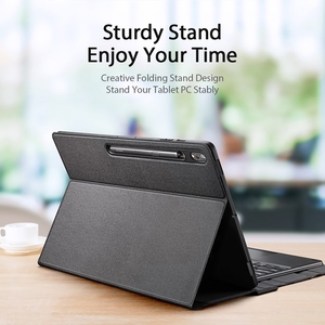 Custodia per Tablet con tastiera Wireless serie TK di alta qualità per Samsung <span class=keywords><strong>Galaxy</strong></span> <span class=keywords><strong>Tab</strong></span> S9 <span class=keywords><strong>Ultra</strong></span> <span class=keywords><strong>S8</strong></span> <span class=keywords><strong>Ultra</strong></span> - Product Image 4
