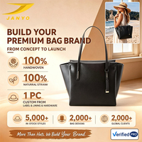 Sac fourre-tout d'affaires grande capacité personnalisé pour femme, en cuir véritable grainé, avec pendentif décoratif, sac à main de shopping pour femme