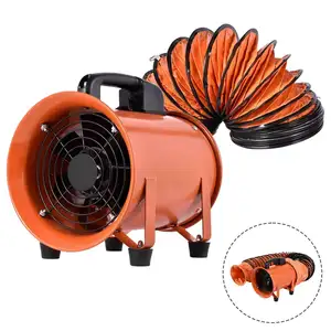 16 inç endüstriyel hava fanı çıkarıcı taşınabilir Fan 2800 RPM Metal hava eksenel Fan Blower ticari egzoz atölye Ventilat JK