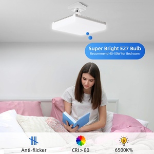 65 Wát UFO trắng vuông bề mặt gắn kết dẫn bóng đèn trần cho phòng khách trong nhà nhà/LED Light Bulb/LED trần ánh sáng - Product Image 4