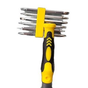 Multipurpose <b>Screwdriver</b> <b>Set</b> With Interchangeable <b>Bits</b> Flat Head And Crosshead For Diy Repair Tasks - Product Image 3