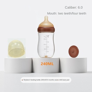 Biberón PPSU para Recién Nacidos, Anti-Cólicos, para Bebés de 0 a 6 Meses, Previene la Asfixia, Imita la <span class=keywords><strong>Lactancia</strong></span> <span class=keywords><strong>Materna</strong></span>, Resistente a Caídas - Product Image 5