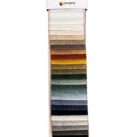 Tissu en polyester 100 % imitation fourrure de lapin Rex coupée, pour ameublement de canapé, vente en gros de textiles de maison