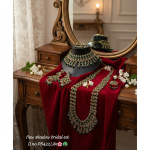 Luxury Fine Jewelry <b>Set</b> Featuring Sparkling Austrian <b>Beads</b> Stunning Choice for Bridal Wear and Party Looks - Product Image 2