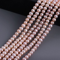 Perles d'eau douce naturelles de qualité AA, forme de pomme de terre, 4-5 mm, haute brillance, couleurs mélangées, pour la fabrication de bijoux