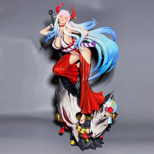 Figura de Anime de 55 cm de una Pieza, GK, Sobredimensionada, Hija de Kaidou, Chica Hermosa en Postura de Pie, <span class=keywords><strong>Luffy</strong></span> Yamato - Product Image 5