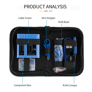 Multifunctional Network Cable Pliers Combination <strong>Kit</strong> 8P 6P Stripping and Crimping <strong>Tools</strong> - Product Image 5