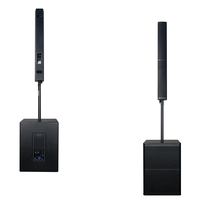 Sistema de Altavoces con Amplificador DSP Clase D, Línea Activa Multifunción Profesional OEM, Columna Metálica LB804 de 800W, Portátil