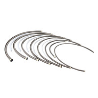 Tuyau PTFE SAE 100 R14 à extrémités tressées en acier inoxydable 304 316 résistant à la chaleur et au froid, longueur personnalisée, raccords BSP NPT