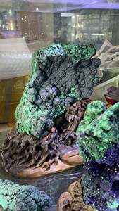 Grandi dimensioni fette di <span class=keywords><strong>pietra</strong></span> di malachite verde lucido naturale lastre di cristalli di quarzo grezzo grezzo guarigione per la decorazione - Product Image 5