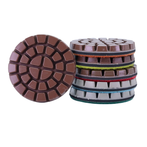 Disques de polissage diamantés PanGu de 3 pouces à liant résineux et disques abrasifs à grain fin 3000, utilisation humide/sèche, OEM pour ponceuse à béton - Product Image 1