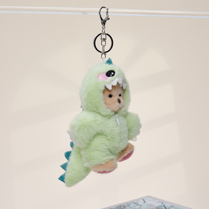 Llavero <span class=keywords><strong>de</strong></span> oso Lina articulado personalizado al por mayor para relleno <span class=keywords><strong>de</strong></span> bolsos Ita, mini colgante <span class=keywords><strong>de</strong></span> peluche <span class=keywords><strong>de</strong></span> 14 cm con disfraz <span class=keywords><strong>de</strong></span> dinosaurio - Product Image 2