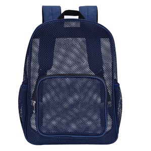 Mochila de malla resistente, mochila escolar transparente, mochila deportiva de gran capacidad, transparente, para viajes, para hombres y mujeres - Product Image 3
