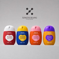 Flacon pulvérisateur anti-moustiques de 50 ml au design compact et portable, en PP avec impression sérigraphiée, ton Dopamine