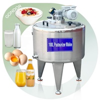 Réservoir de stérilisation au lait de chamelle Blancs d'œufs Jus de vin Bobine professionnelle Pasteurisateur de jus Htst à vendre