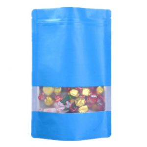 Sac promotionnel en aluminium métallisé refermable avec fermeture éclair, résistant à l'humidité, avec logo personnalisé - Product Image 2