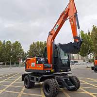 Fournisseur de Confiance – Nouvelle Excavatrice Mobile sur Roues Haute Efficacité 7 et 8 Tonnes pour Petites Mines, Extraction de Pierres et Travaux sur Site