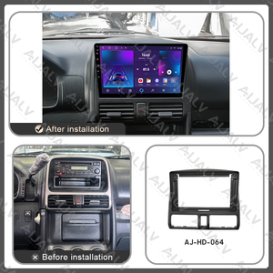 <span class=keywords><strong>ช</strong></span>ุดแต่งหน้ากากวิทยุติดรถยนต์สีดำด้าน ขนาด 9 นิ้ว สำหรับ Honda CRV ปี 2002-2006 พวงมาลัยซ้ายและขวา - Product Image 6