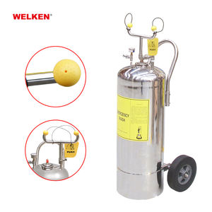 Laveuse oculaire en acier industrielle portable combinée pulvérisation de collyre diphotérine et station de douche - Product Image 2