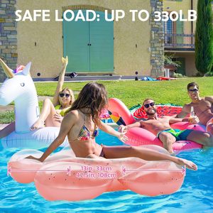 Flotador Inflable Grande para Piscina, Tubo de Natación para Adultos, Decoración para Despedidas de Soltera, Bodas, Diversión en Ríos, Lagos y Playas, Juguete Flotante - Product Image 4