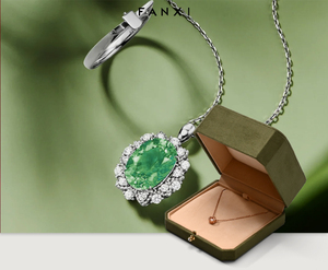 FANXI - Empaque de Joyería de Cuero y Terciopelo Personalizado de Alta Calidad para Collares, Caja de Joyería con Logotipo Impreso - Product Image 6