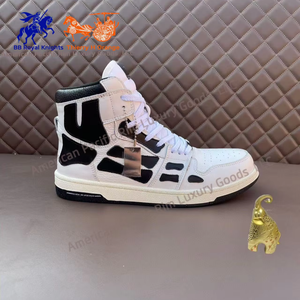 Baskets montantes vertes et blanches pour femmes, à lacets, chaussures décontractées tendance pour le style urbain - Product Image 2