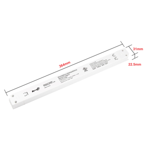 Controlador LED de Voltaje Constante DALI con Atenuación por Pulsación, UL/CUL/Clase 2/RoHS, 75W/100W/150W, 100-277V AC-DC, 12V 24V, IP20, Fuente de Alimentación LED - Product Image 4