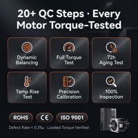 Système servo industriel de haute précision, marque ZHENGYUAN, 220V/380V en option, kit complet avec câbles de 3 m et fiche technique