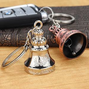 Çin Tarzı Çan Anahtarlık Turistik Yerler Metal Alaşım Anahtarlık Lazer Logolu Deve Çanı Şirket Promosyon Hediyeleri için - Product Image 4