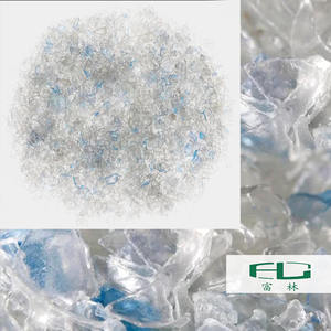Flocons de bouteilles PET recyclées, transparentes, lavées <span class=keywords><strong>à</strong></span> chaud et séchées, <span class=keywords><strong>à</strong></span> prix compétitif, pour fibres textiles et déchets de polyéthylène - Product Image 1