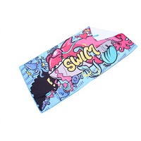 Free Design Custom Large Summer Microfiber Beach Towel Quick Dry and Compressed Logo Custom Print Fast Shipping Wholesale