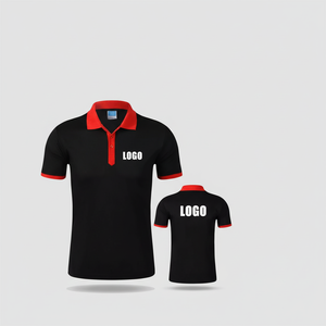 Venta al por mayor de encargo de talla grande de oficina de secado rápido de alta calidad a rayas polos de los hombres de manga corta de deporte de golf Polo de los hombres camiseta - Product Image 1