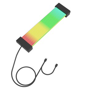 Venta caliente 24Pin ARGB PSU Cable de extensión ARGB Cover LED Motherboard Stripe <span class=keywords><strong>Strimer</strong></span> 24Pin Silicone Light Strip Vest - Product Image 2
