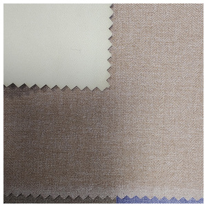 Tissu occultant 3 couches en polyester tissé uni pour rideaux de fenêtre, occultant la lumière du soleil, pour l'ombrage des pièces, en liquidation - Product Image 6