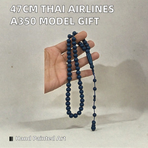 โมเดลเรซิ่นสายการบินไทย A350 ขนาด 47 ซม. งานเพ้นท์มือคุณภาพสูง พร้อมฐานตั้งโชว์ เหมาะเป็นของขวัญคริสต์มาสสำหรับเด็กผู้ชาย - Product Image 2