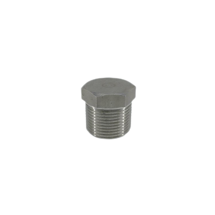 1/2" Bspt Male End Cap 316 Ss Stainless Steel Plug Hex Head Plug