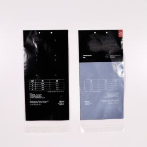 Custom Logo piatto poli PE plastica sotto armatura busta borsa con cerniera autosigillante per abbigliamento e imballaggio di scarpe - Product Image 3