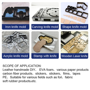 Fustelle per Taglio di Carta, Pelle e Tessuti, Stampi <span class=keywords><strong>da</strong></span> Taglio in Acrilico - Product Image 2