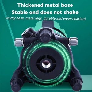 Высокопроизводительный лазерный уровень XTXS с 2 линиями, зеленый лазерный указатель, измерительный инструмент, работающий от батареек, для самостоятельного использования - Product Image 4