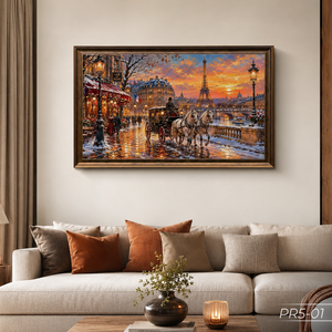 Pintura al Óleo de Paisaje Campestre Europeo Premium, Arte Decorativo Hecho a Mano para Pared, Vietnam OEM ODM PR5-01 - Product Image 5