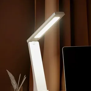 Eye care small desk lamp for learning dedicated reading lamp rechargeable minimalist bedroom bedside lamp