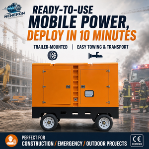 เครื่องกำเนิดไฟฟ้า Nengron 120kW ระบบสตาร์ทอัตโนมัติ CANBUS ควบคุมระยะไกล/อัตโนมัติ IP67 สำหรับศูนย์ข้อมูล ได้รับการรับรองมาตรฐาน CE 50/60Hz กำลังไฟ 150 กิโลวัตต์ - Product Image 2