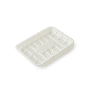 Offre Spéciale : Barquettes Alimentaires Biodégradables Personnalisées en Amidon de Maïs à Compartiments pour Supermarchés, Idéales pour l'Emballage de Viandes et les Fêtes - Product Image 2