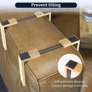 Plateau de service rectangulaire en bambou 33 cm x 23,8 cm, polyvalent, pour aliments et articles divers, couleur naturelle - Product Image 5