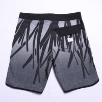 Shorts de plage en polyester personnalisés 2022 pour hommes, short de surf, maillot de bain, deux œillets avec poche arrière, shorts de bain