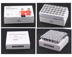 19mm 키 스위치 6 핀 2NO2NC <span class=keywords><strong>3</strong></span> 위치 12-24V 기계식 버튼 스위치 원격 제어 스위치 - Product Image 6