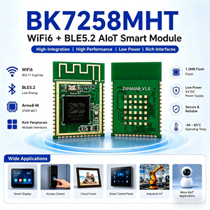 Module WiFi BLE double cœur intégré BK7258 compatible avec le module <span class=keywords><strong>Tuya</strong></span>, prend en charge le développement <span class=keywords><strong>Arduino</strong></span> pour terminal vocal intelligent - Product Image 1