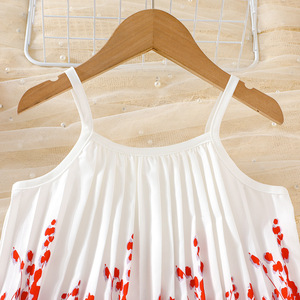Nuovo Set Estivo per Bambine 2 <span class=keywords><strong>3</strong></span> <span class=keywords><strong>4</strong></span> 5 6 7 Anni, Completo 2 Pezzi con Canotta e <span class=keywords><strong>Pantaloni</strong></span> a Gamba Larga con Stampe Floreali - Product Image 6